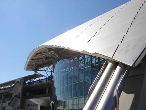 高鐵新竹站-複層金屬屋面版-3